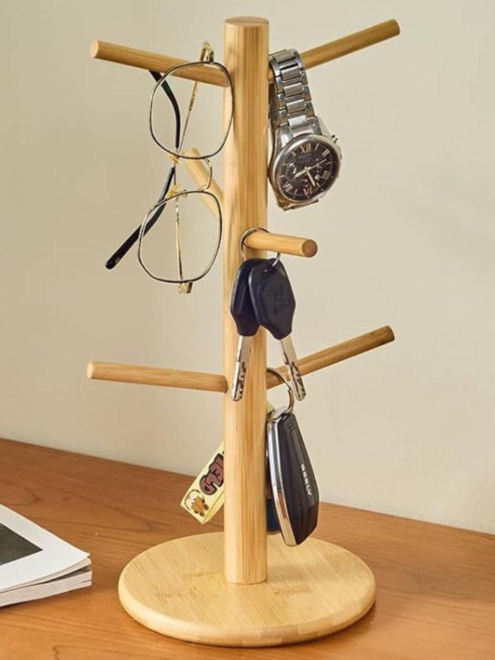Versatile Bamboo Mug Tree Stand Rack - Picture 10 of 10